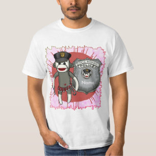 Sok-aap politie t-shirt