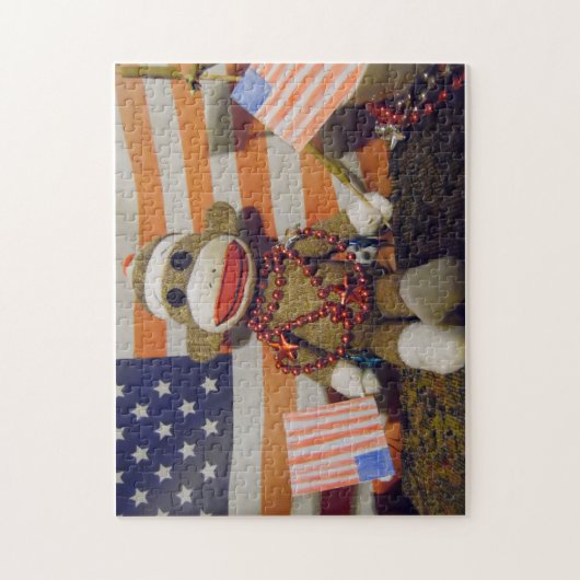 Sok-aap puzzel (Verticaal)