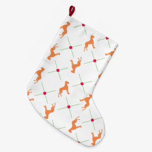 Sok Franse Bulldog Patroon Grote Kerstsok