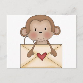 Sokaap met liefdesbrief briefkaart