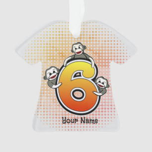 Sokkapen kukka Nummer 6 Ornament