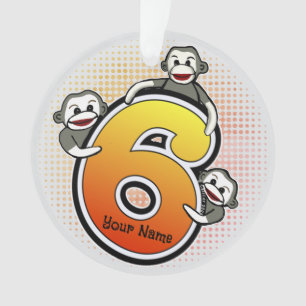 Sokkapen kukka Nummer 6 Ornament