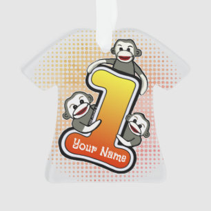 Sokkel Aap Nummer 1 Ornament