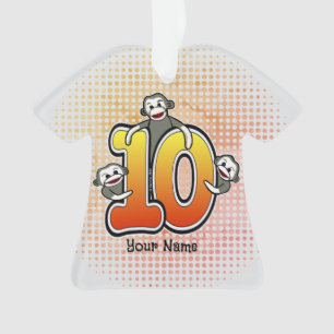 Sokkeling Nummer 10 Ornament