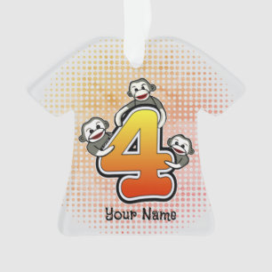 Sokkeling Nummer 4 Ornament