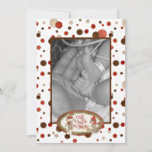 Sokken aap, driewieler, geboorteaankondiging van j aankondiging (Achterkant)