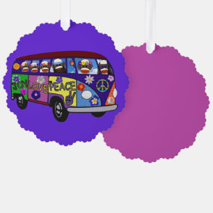 Sokken Apen Vredesbus Papier Ornament Kaart