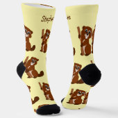 Sokken Bever Design (Gebogen)