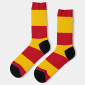 Sokken die de vlag van Spanje voeren (Links)