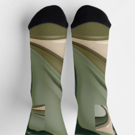 Sokken in stijlvolle abstracte graphics
