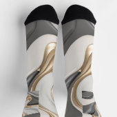 Sokken in stijlvolle abstracte graphics (Top)