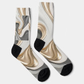 Sokken in stijlvolle abstracte graphics (Rechts)
