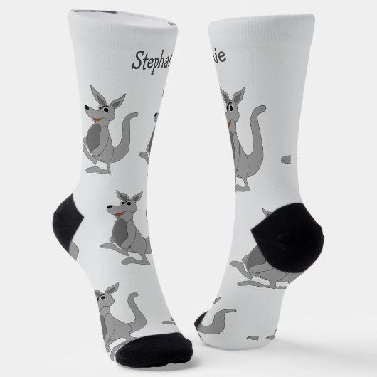 Sokken Kangaroo Design (Gebogen)