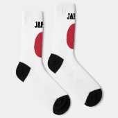 sokken met de Japanse vlag (Rechts)
