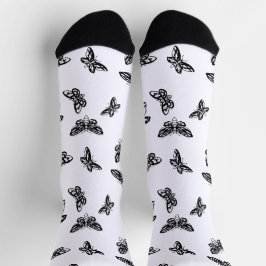 Sokken met mottenpatroon