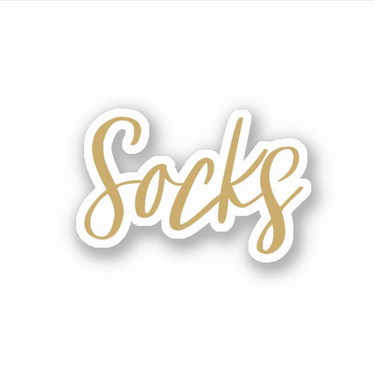 Sokken Opslag Sticker (Voorkant)