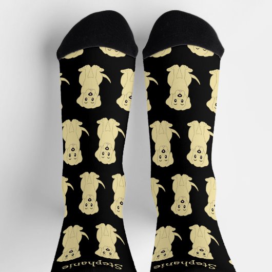 Sokken Yellow Labrador Dog Design (Top)