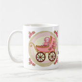 Sokkie Aap Baby Meisje Buggy Koffiemok (Links)