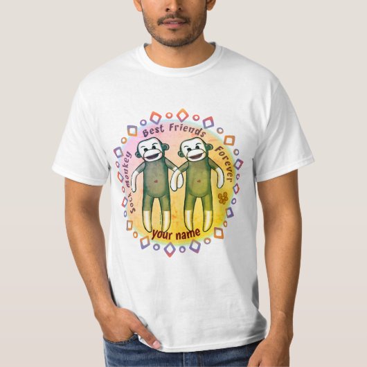 Sokkie Aap Vrienden T-shirt (Voorkant)
