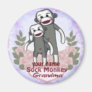 Sokkie Apen Oma Magneet