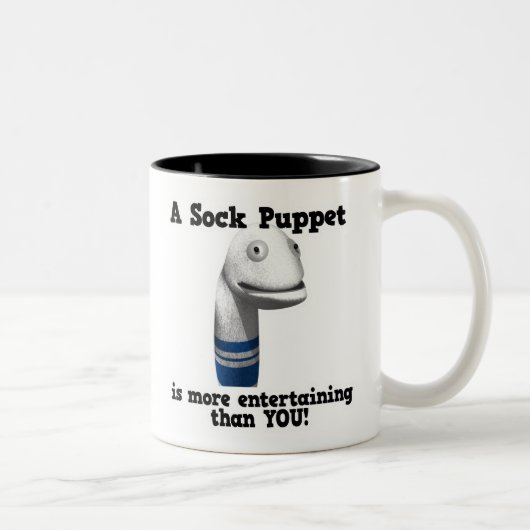 sokpop meer vermakelijk tweekleurige koffiemok (Rechts)