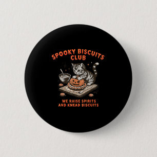 Soky Biscuits Club Cat Halloween Bakken Ronde Button 5,7 Cm