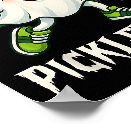 Soky Boo Ckleball Halloween Ghost Womens Poster (Hoek)