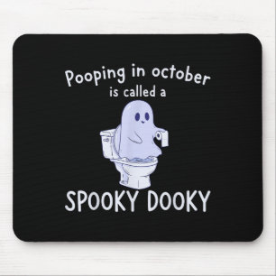 Soky Dookie Grappige Ong In Oktober Geest Hallowee Muismat