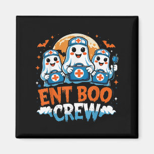 Soky Ent Boo Crew Nurse Halloween Ghost Otolaryngo Magneet