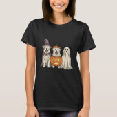 Soky Ghost Great Pyrenees Pumpkin Halloween Dog Lo T-shirt (Voorkant)
