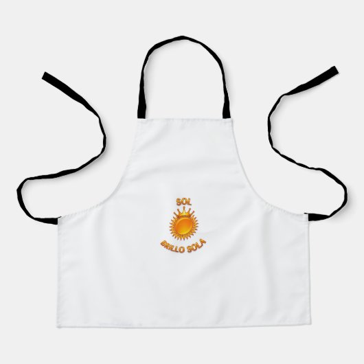 Sol Brillo Sola Logo Apron – Stylish Kitchen & Coo Schort (Voorkant)