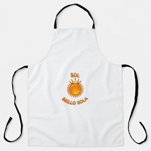 Sol Brillo Sola Logo Apron – Stylish Kitchen & Coo Schort (Voorkant)