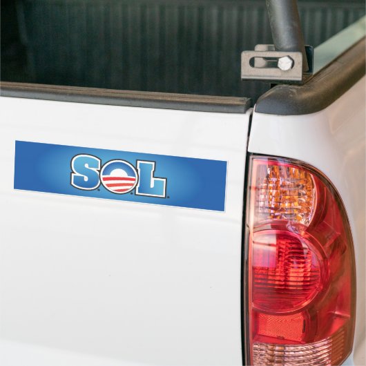 SOL-Bumpersticker Bumpersticker (Op Truck)