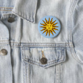 Sol de Mayo - URUGUAY Ronde Button 5,7 Cm (In situ)