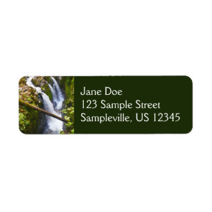 Sol Duc Falls I in Olympic National Park Etiket