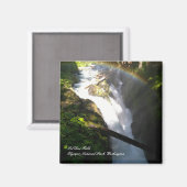 Sol Duc Falls Parc national olympique 2" Magnet (Recto/Verso)