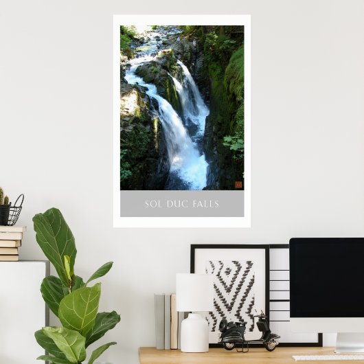 Sol Duc-Herfst-afdruk Poster (Thuiskantoor)