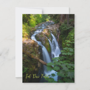 Sol Duc Herfsten Olympic National Park Briefkaart