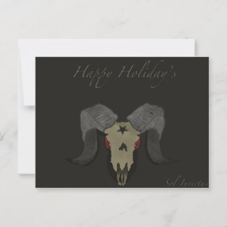 Sol Invictus Holiday Card Briefkaart