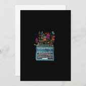  sol-schrijfmachine Sublimation Bedankkaart (Voorkant / Achterkant)