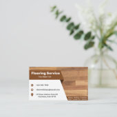 Sol simple et Cartes de visite de carrelage (Debout devant)