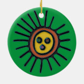 Sol Taino Circle Ornament (Achterkant)