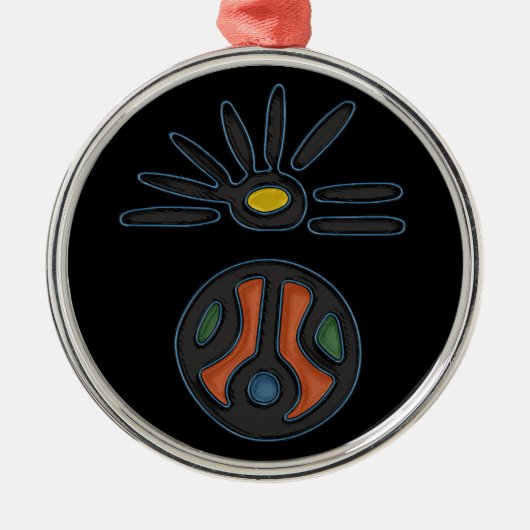 Sol Taino Circle Ornament (Voorkant)