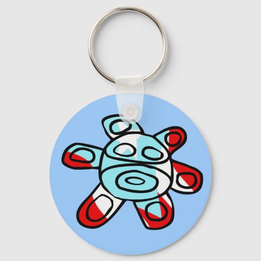 Sol Taíno Sleutelhanger (Voorkant)