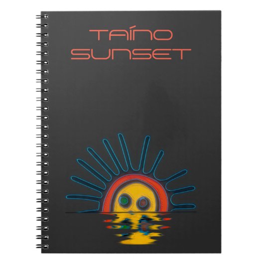 Sol Taino Sunset Notitieboek (Voorkant)