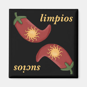 Sol y Chile Hot en Spicy Fun Vaatwasser Magneet