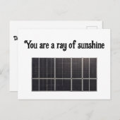 Sola-paneel Briefkaart (Voorkant / Achterkant)