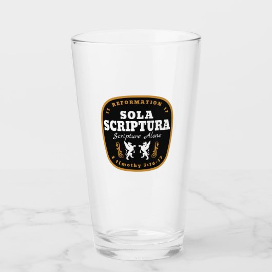 Sola Scriptura Glas (Voorkant)