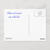 Solace in het donker briefkaart (Achterkant)