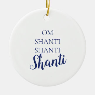 Solace Mind® OM Shanti Ornament